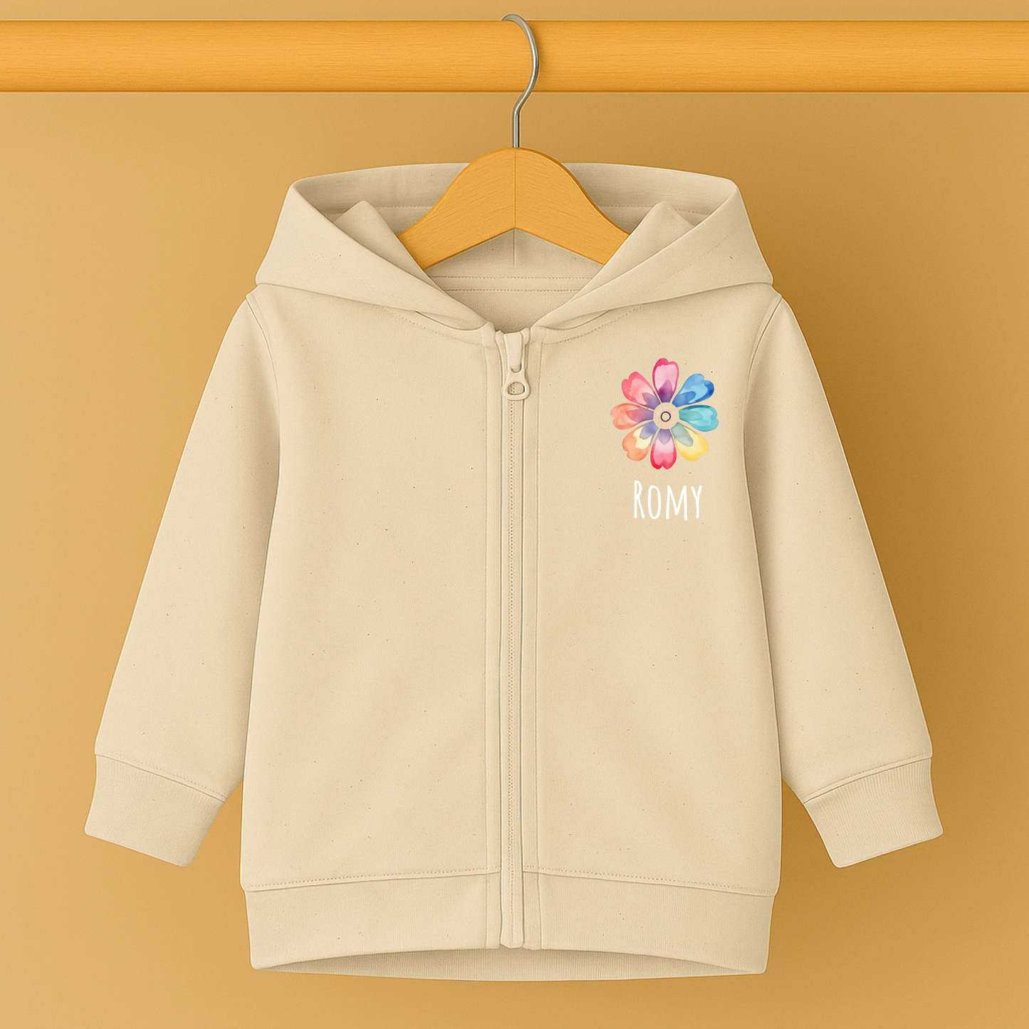 Blume mit Namen - Personalisierte Geschenke zur Geburt