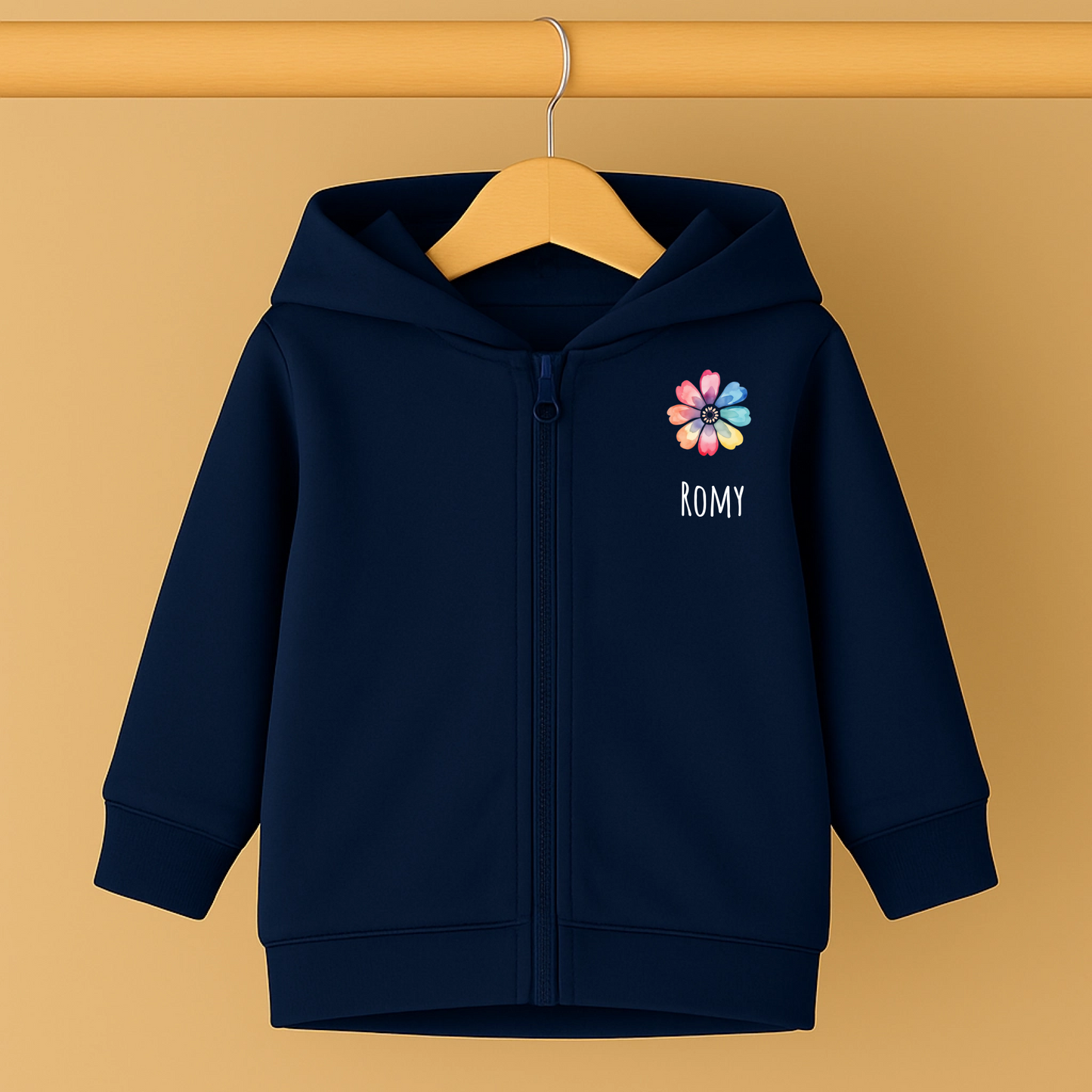 Blume mit Namen - Personalisierte Geschenke zur Geburt