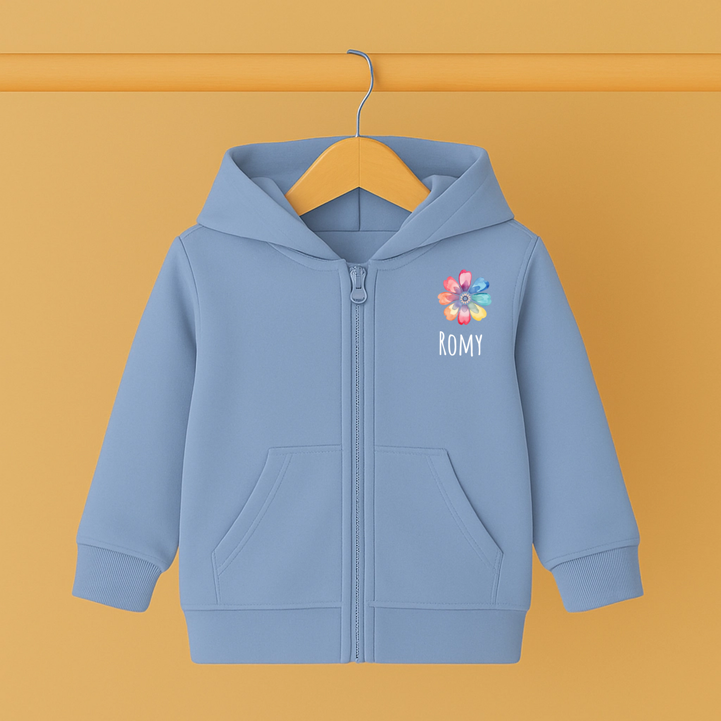 Blume mit Namen - Personalisierte Geschenke zur Geburt