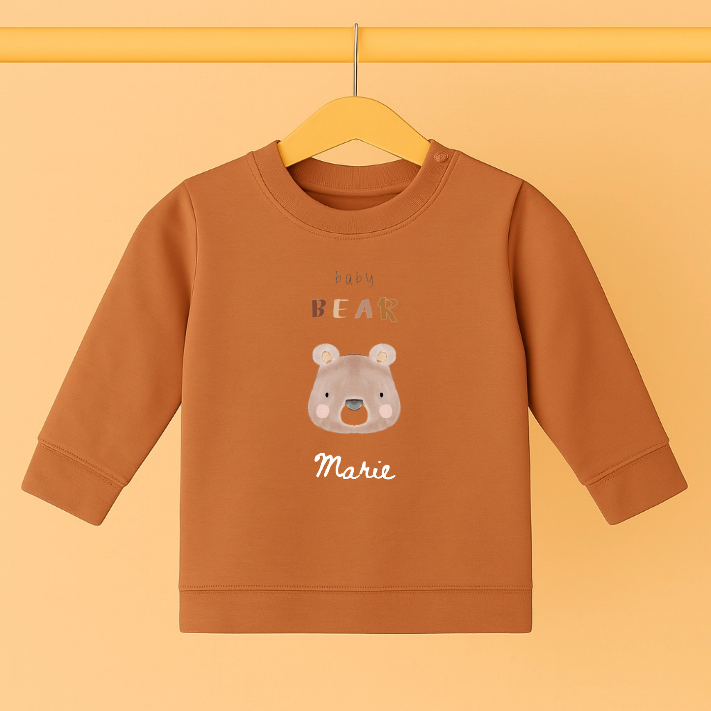 Baby-Pullover mit Little One Motiv - Baby Organic Sweatshirt