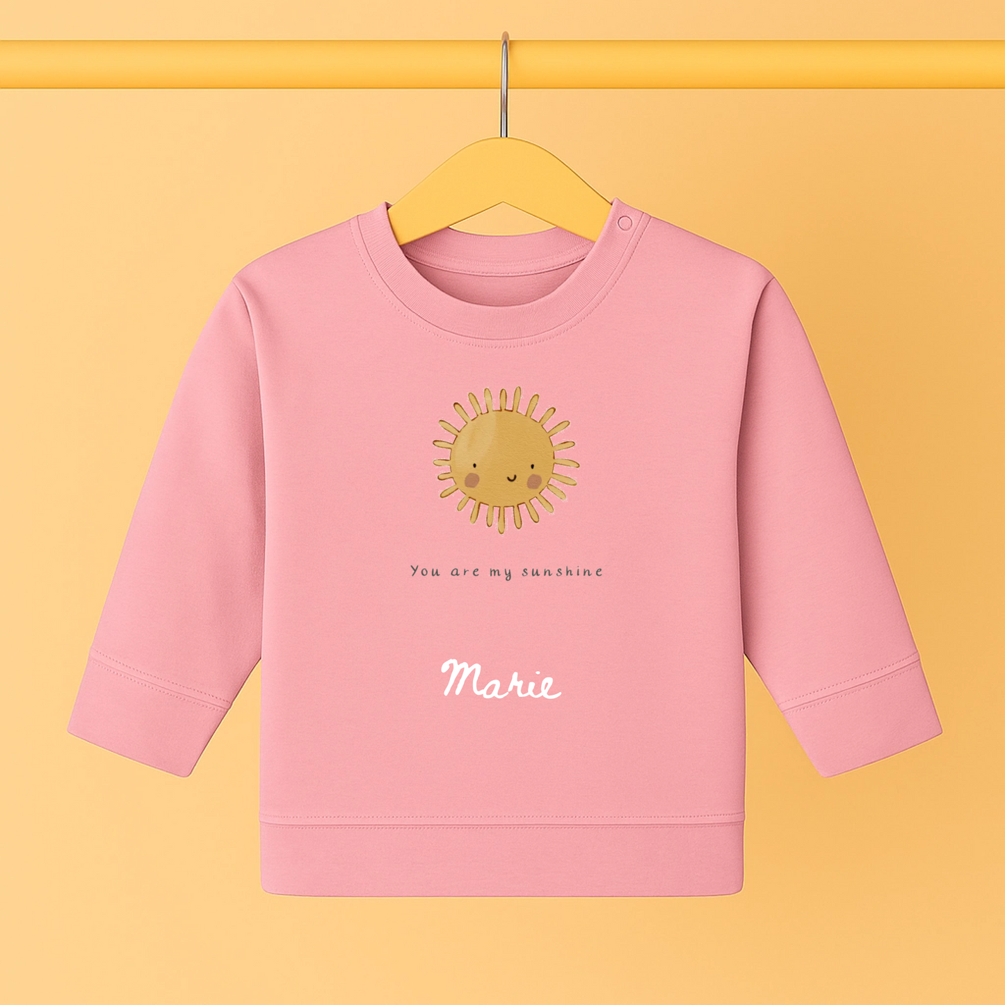Baby-Pullover mit Little One Motiv - Baby Organic Sweatshirt