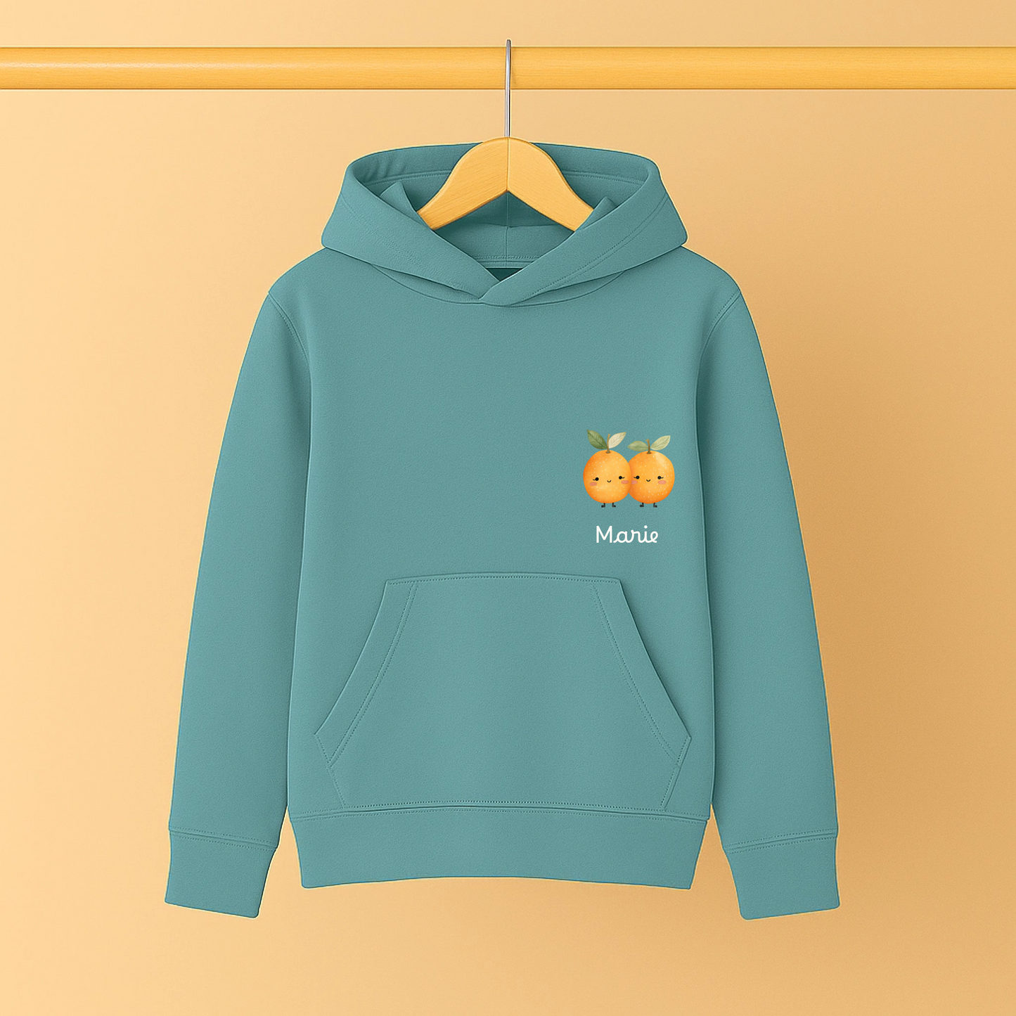 Happy Fruits  - Personalisierter Pullover für Kinder (Stick)