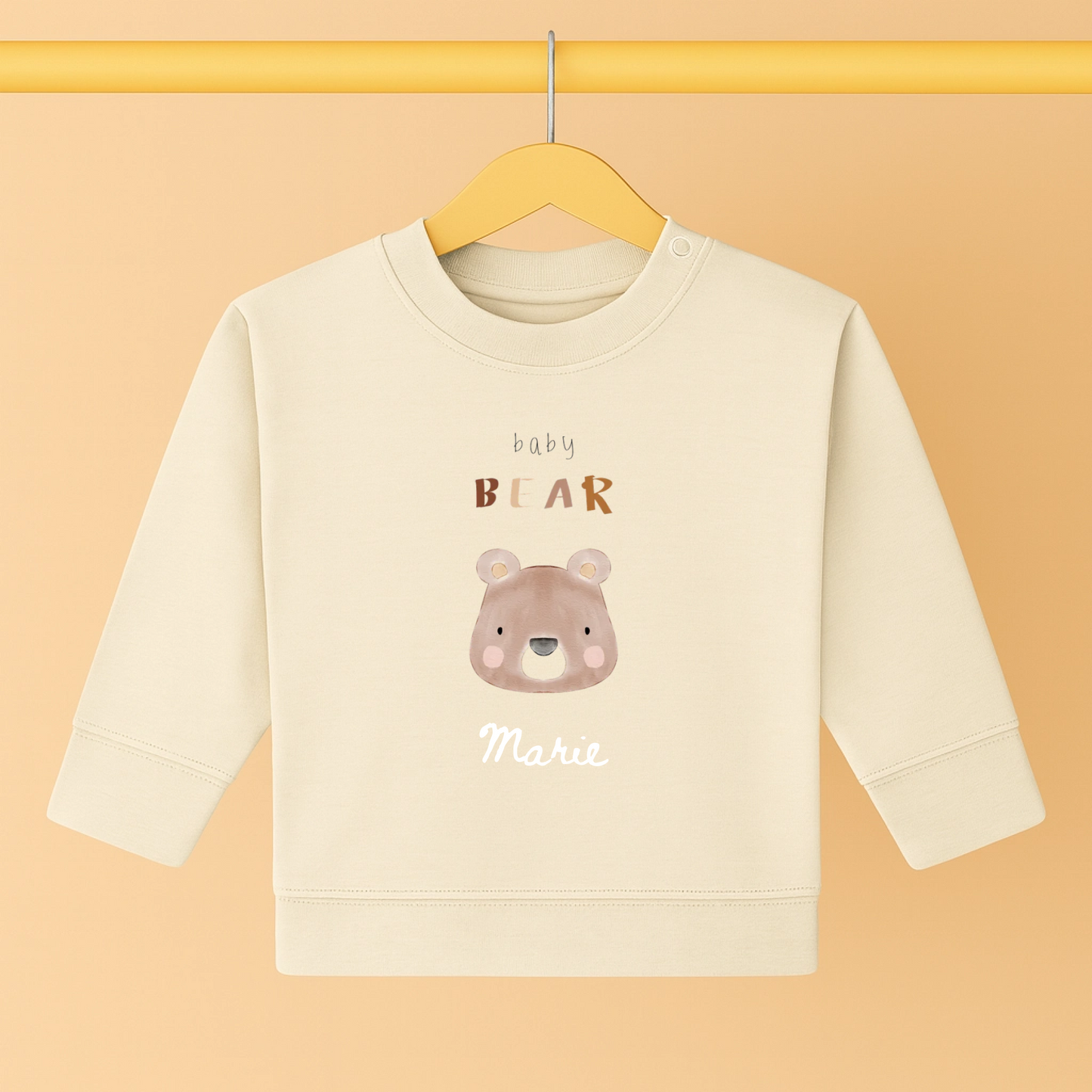 Baby-Pullover mit Little One Motiv  - Baby Organic Sweatshirt